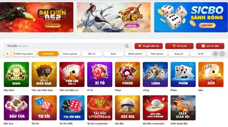 Casino Red88 có đa dạng game cho người chơi lựa chọn