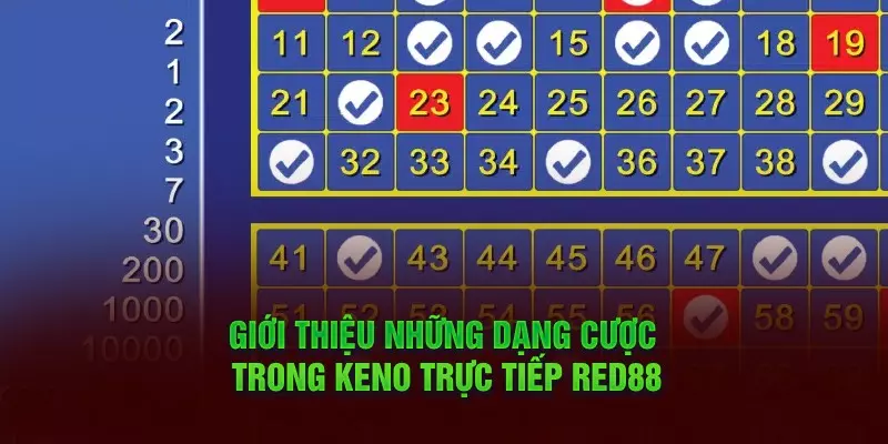 Thông tin Keno trực tiếp tại Red 88