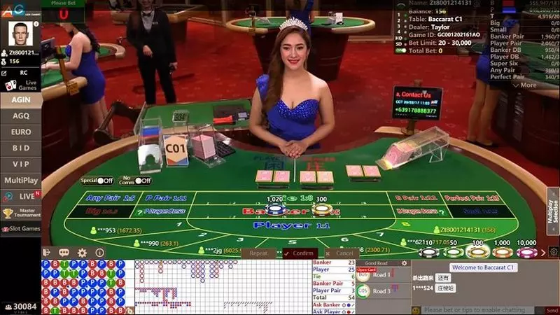 Các mức cược tại bàn chơi Baccarat đa dạng